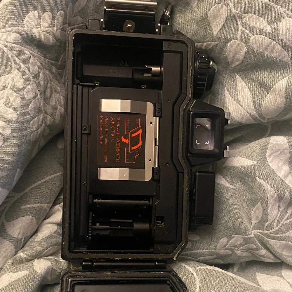 Nikon Black and Red Underwater Camera